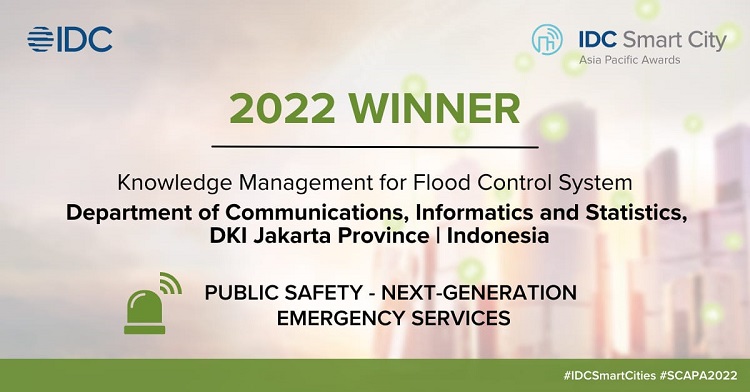  Sistem Pengendalian Banjir Jakarta Juarai IDC Awards 2022