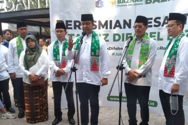  Anies Resmikan Pondok Pesantren Tahfidz Difabel KH A Luthfi Fathullah