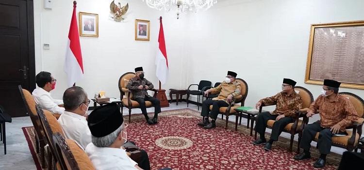  Jadi Ketum Persatuan Ulama Muslim Internasional, Habib Salim Temui Wapres Kiai Ma’ruf Amin