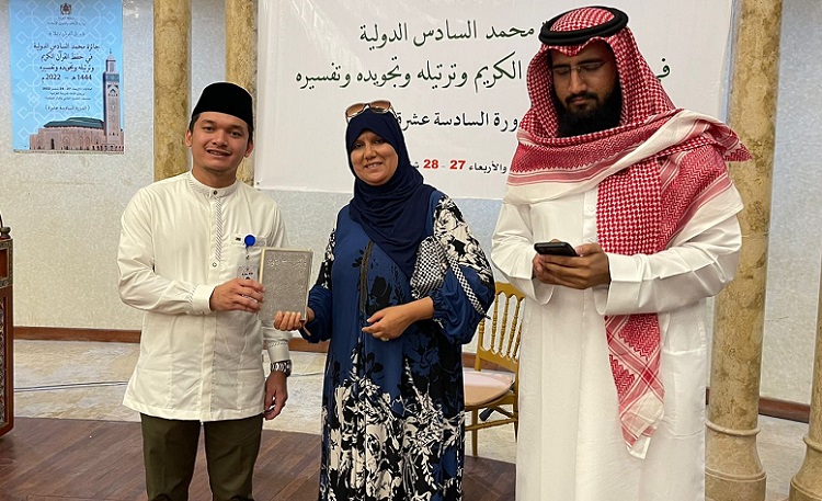 Alhamdulillah, Hafiz Asal Medan Juara Satu MTQ Internasional Maroko