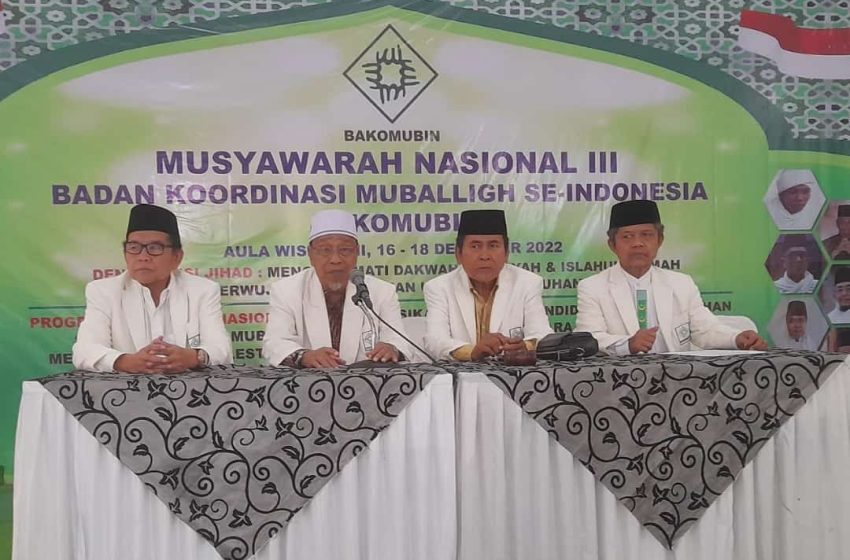  Munas III Bakomubin Tetapkan Dr Suhary Ketua Umum Periode 2022-2027