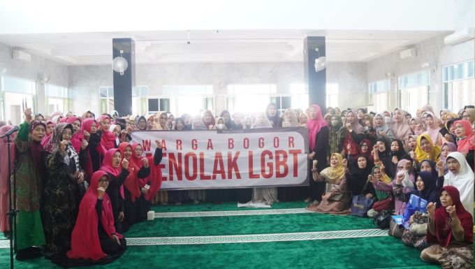  Ibu-ibu Majelis Taklim di Bogor Tolak LGBT