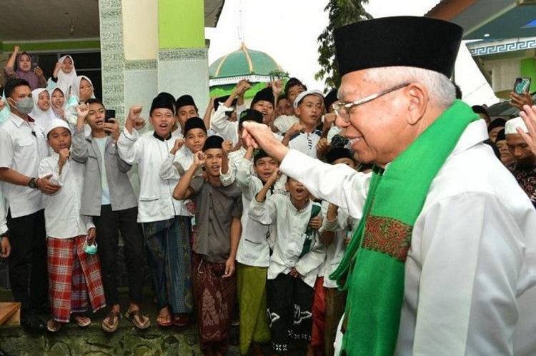  Wapres Kiai Ma’ruf Amin: Pesantren Aset Bangsa, Pencetak Para Ulama