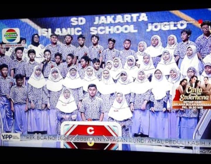 SD Jakarta Islamic School Joglo Raih Juara 1 dalam Program Juara Indonesia Ramadan Indosiar