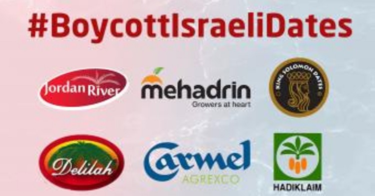  Muslim AS-Eropa Gencarkan Boikot Enam Merek Kurma Asal Israel