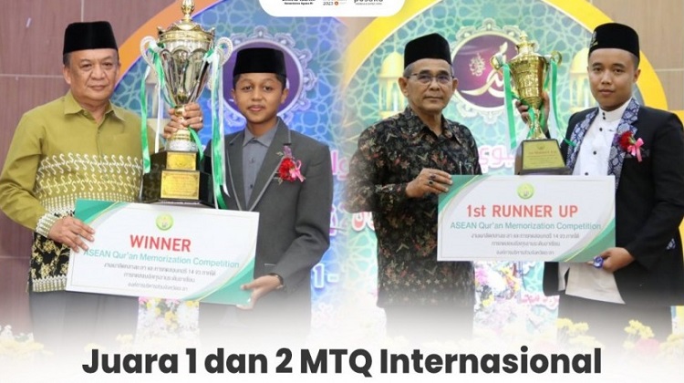  Dua Hafidz Indonesia Raih Juara Pertama dan Kedua MTQ di Thailand