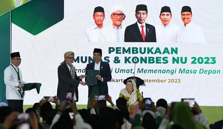  Presiden Jokowi Buka Munas Alim Ulama dan Konbes NU di Cipayung