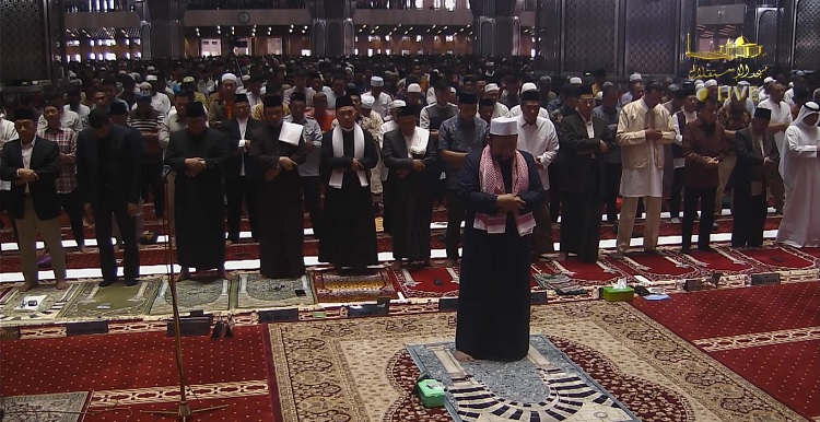  Ratusan Ribu Jemaah Istiqlal Shalat Gaib untuk Korban Bencana di Maroko dan Libya