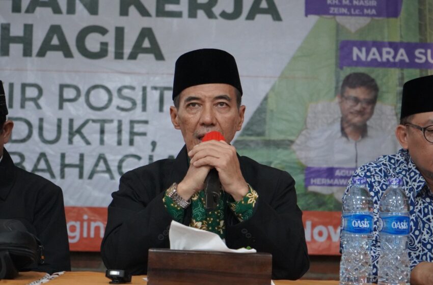  Pelatihan Kerja Bahagia, KH Nasir Zein: Pentingnya Menjaga Amanah