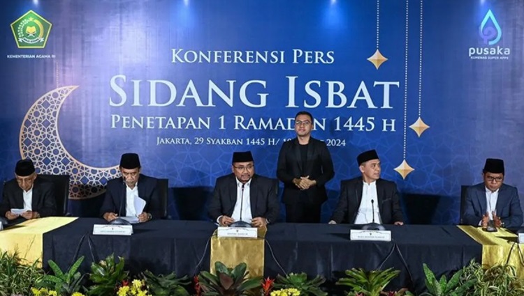 Kemenag RI Tetapkan Awal Ramadhan 1445 H Jatuh pada 12 Maret 2024