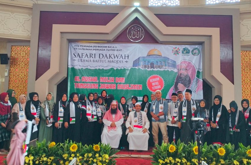  Persada 212 Bogor Gelar Kajian Baitul Maqdis bersama Syekh Murawih