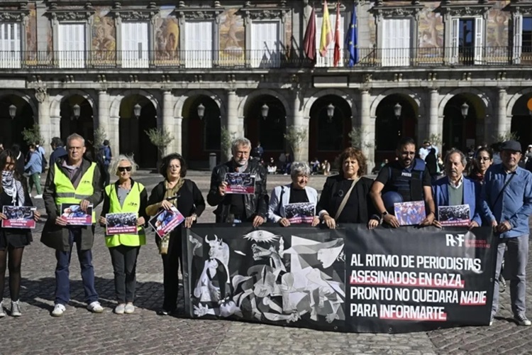  Dukung Palestina, Ratusan Serikat Pekerja Spanyol Gelar Aksi Mogok