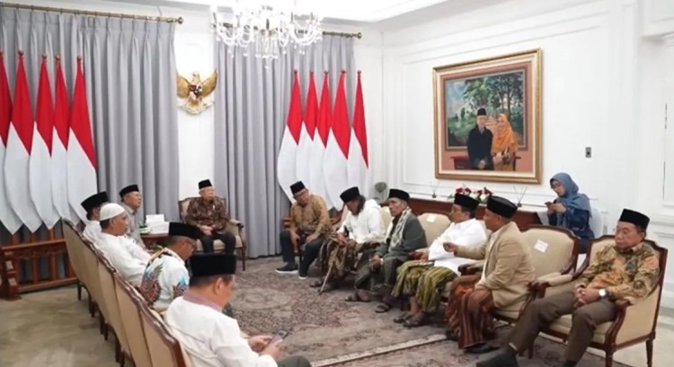  Sejumlah Ulama Madura Datangi Wapres KH Ma’ruf Amin, Keberatan Soal PP Kesehatan
