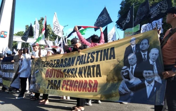  Aksi Bela Palestina, Ribuan Warga Bogor Serukan Hentikan Genosida di Gaza