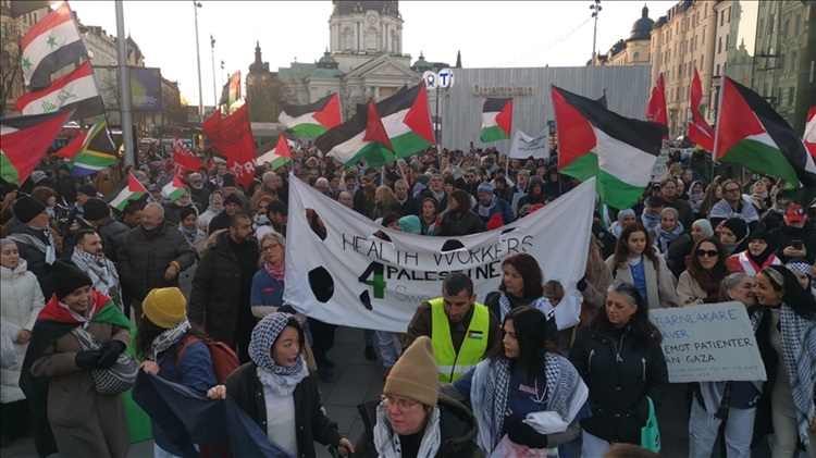  Ribuan Warga Swedia Kecam Dukungan Senjata dari Barat untuk Israel