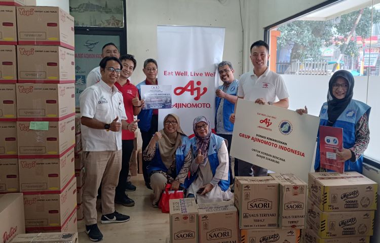  Peduli Sukabumi, Ajinomoto Salurkan Bantuan Melalui ARM HA-IPB