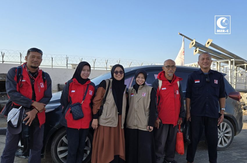  EMT MER-C ke-6 Tiba di RS Kamal Adwan Gaza Utara