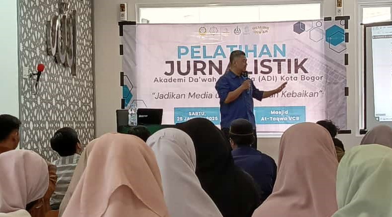  Bersama LDK Al-Intisyar, ADI Kota Bogor Gelar Pelatihan Jurnalistik di Masjid At-Taqwa VCB