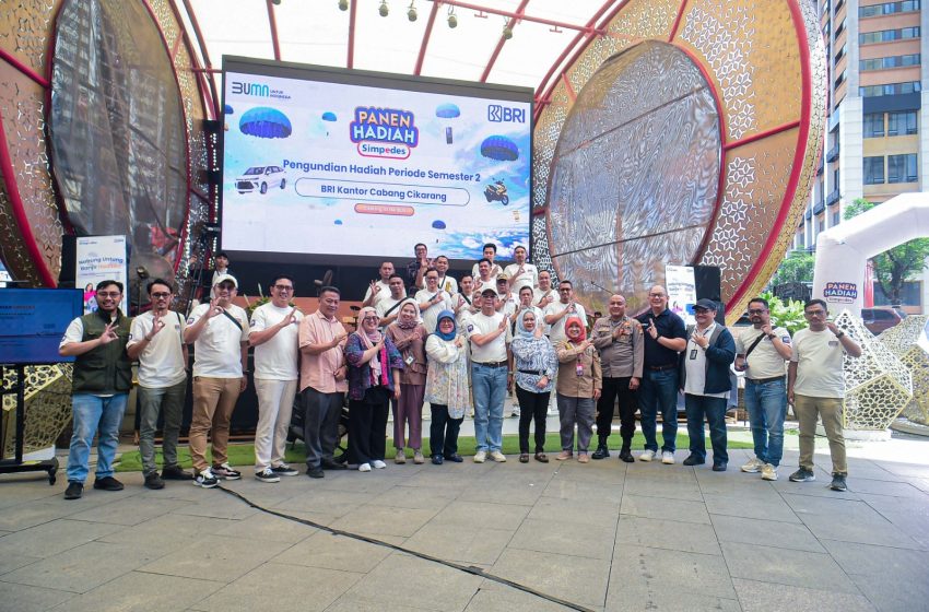  Meriah! Panen Hadiah Simpedes BRI KC Cikarang Beri Mobil, Motor & TV untuk Nasabah Setia