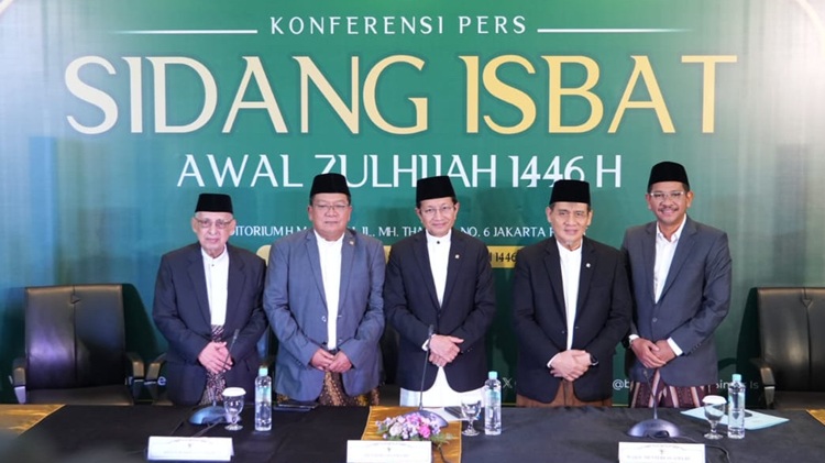  Sidang Isbat Kemenag Tetapkan Iduladha 1446 H Jatuh pada 6 Juni 2025