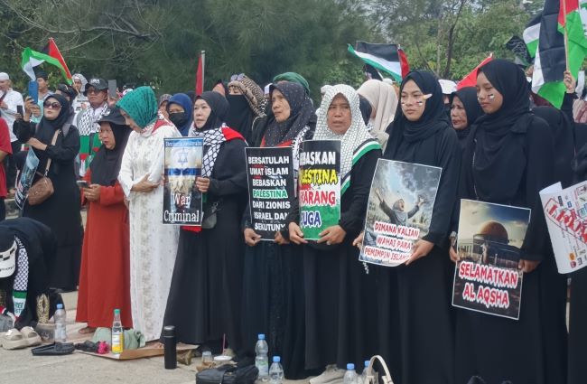 Aksi Bela Palestina Digelar di Stadion Pakansari Bogor
