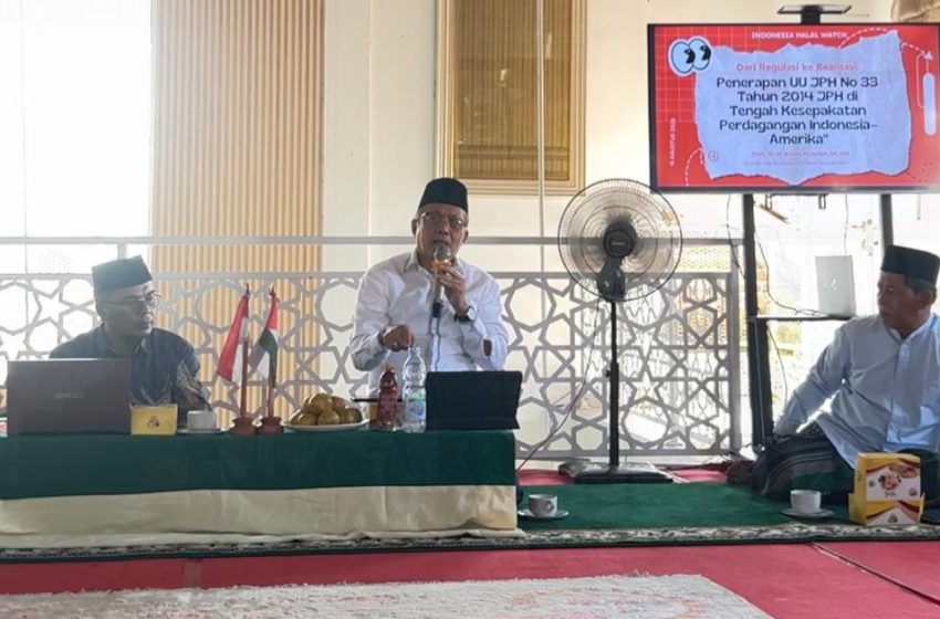  Diskusi Indonesia Halal Watch: Negara Wajib Lindungi Hak Konsumen Muslim Pasca Kesepakatan Tarif Dagang
