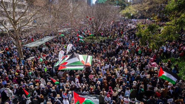 Ratusan Ribu Warga Australia Ikuti Aksi Bela Palestina