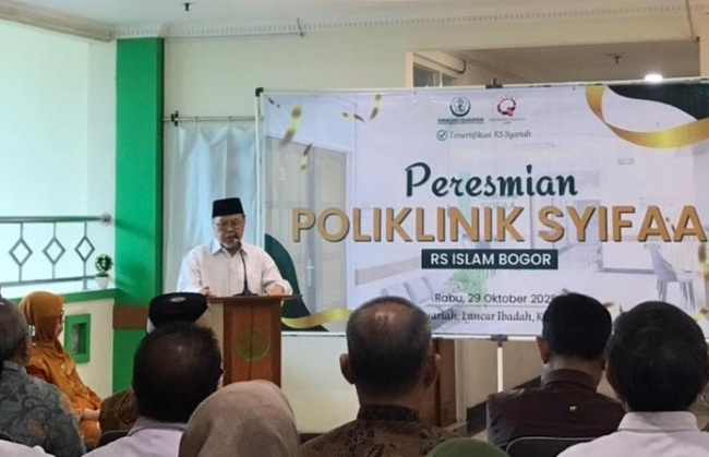  KH Didin Hafidhuddin Resmikan Poliklinik Syifaa RS Islam Bogor