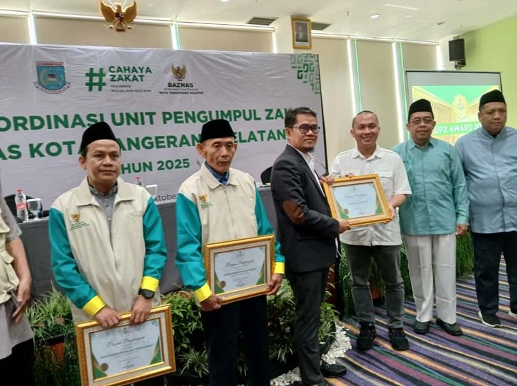 Laju Peduli Raih Penghargaan UPZ Teraktif 2025 dari Baznas Tangsel