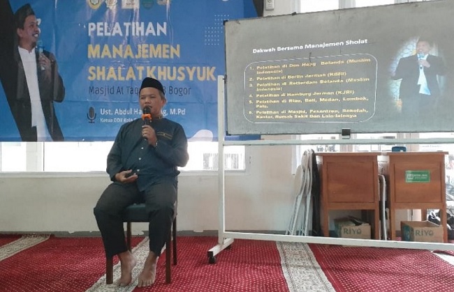  Dewan Dakwah Bogor bersama Masjid At Taqwa BCV Adakan Pelatihan Shalat Khusyuk