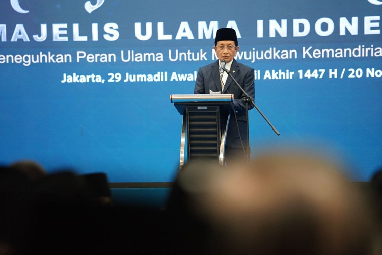  Menag Nasaruddin Umar Buka Munas XI MUI, Ingatkan Tantangan Era ‘Post Truth’