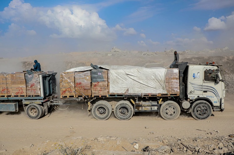  Hanya Sepertiga Bantuan Masuk Gaza, Zionis Israel Langgar Gencatan Senjata