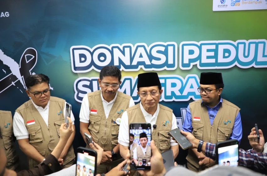  Bimas Islam dan UIN Jakarta Himpun Rp2,8 Miliar Donasi Peduli Aceh dan Sumatra