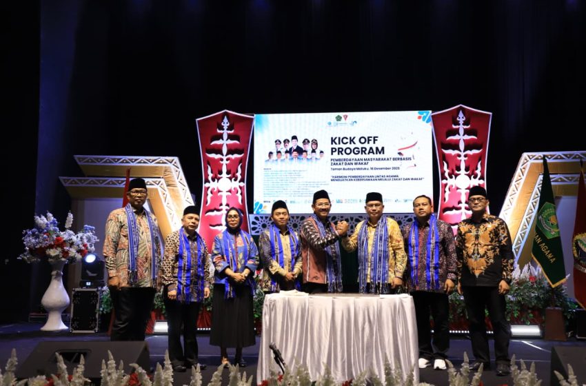  Resmikan Kota Wakaf Ambon, Kemenag Dorong Wakaf Uang untuk Harmoni Lintas Iman