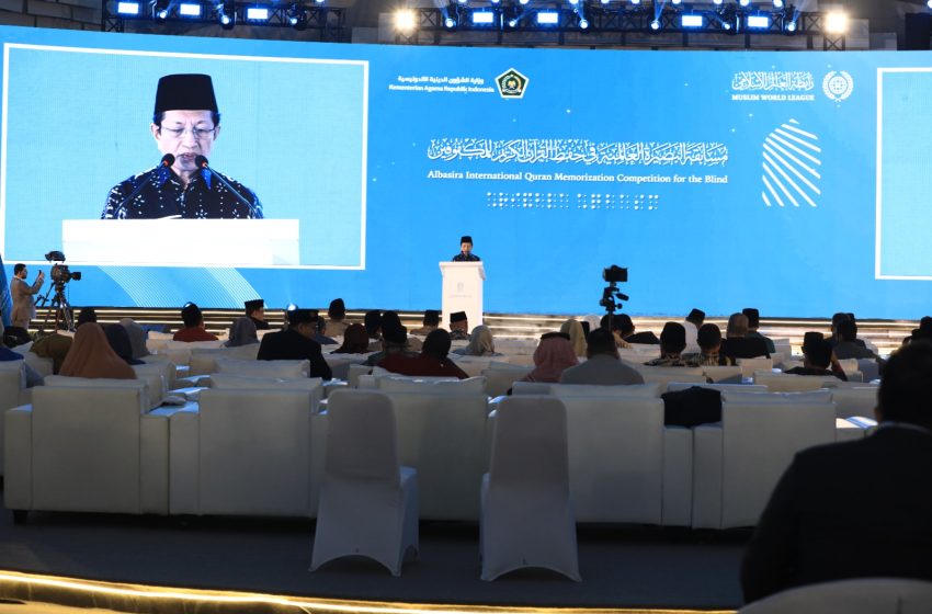  Menag Ajak Penghafal Al-Qur’an Disabilitas Netra Doakan Korban Banjir Aceh dan Sumatra