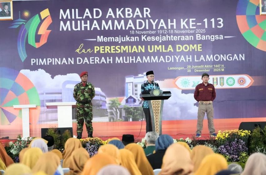  Haedar Nashir Resmikan UMLA Dome dan Luncurkan Sejumlah Inovasi Muhammadiyah di Lamongan