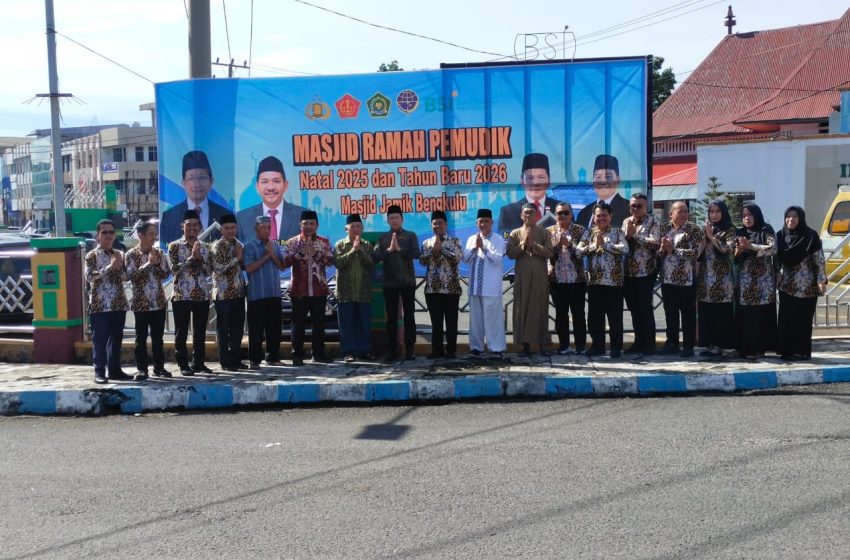  Libur Natal dan Tahun Baru, Kemenag Siapkan 6.919 Masjid Ramah Pemudik