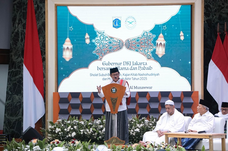  Gelar Shalat Subuh Berjamaah di Balai Kota, Gubernur Pramono Komitmen Tuntaskan Program yang Belum Tuntas