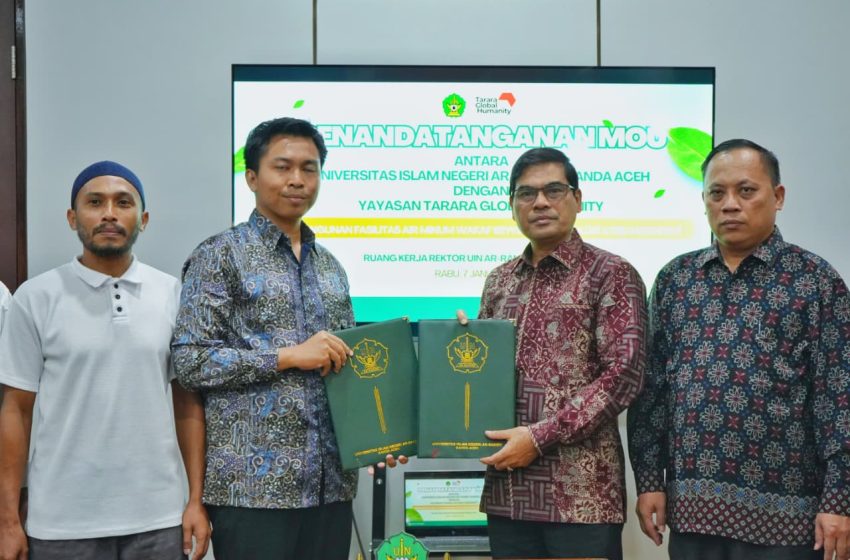  UIN Ar-Raniry Gandeng Yayasan Turki Bangun Fasilitas Air Minum Wakaf di Kampus