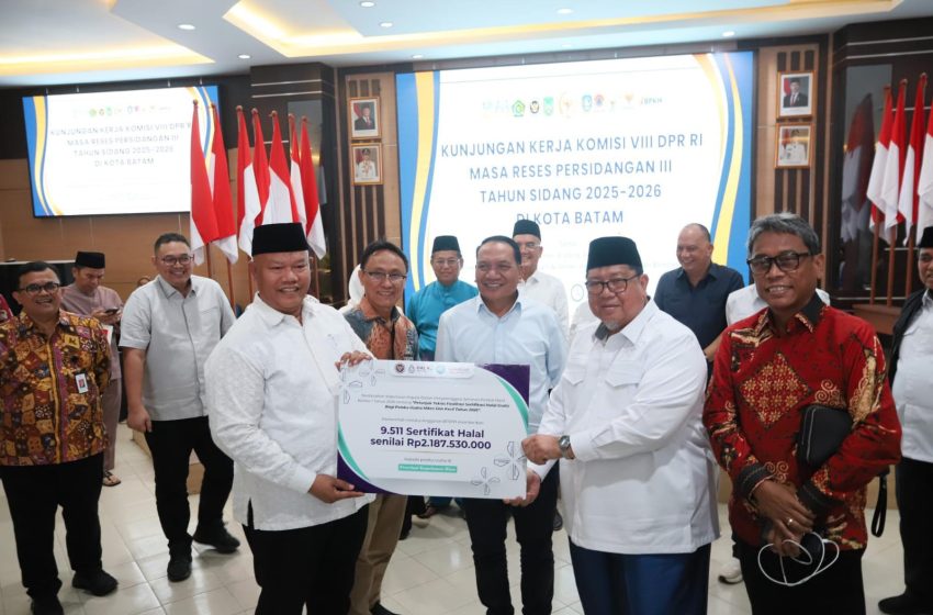  Sestama BPJPH–Wali Kota Batam Bahas Percepatan Pembentukan UPT BPJPH