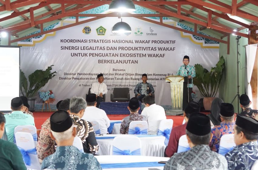  Kemenag Percepat Legalitas dan Produktivitas Wakaf Nasional