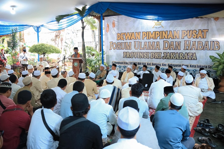  Hadiri Nuzulul Quran di DPP FUHAB, Gubernur Pramono: Peran Ulama-Habaib Sangat Penting