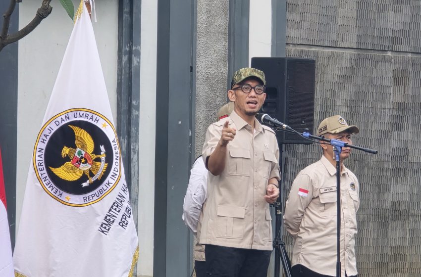  Lepas Petugas Haji 2026, Wamenhaj Dahnil Tekankan Kekuatan Mental dan Fisik
