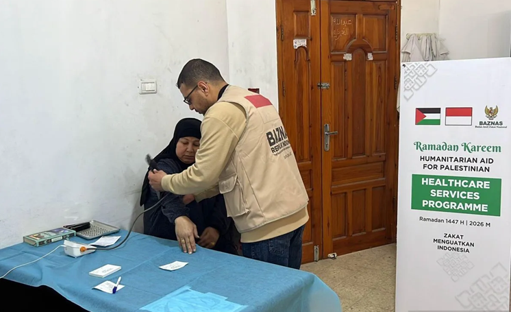  Baznas Bantu Layanan Kesehatan untuk 1.161 Warga Palestina