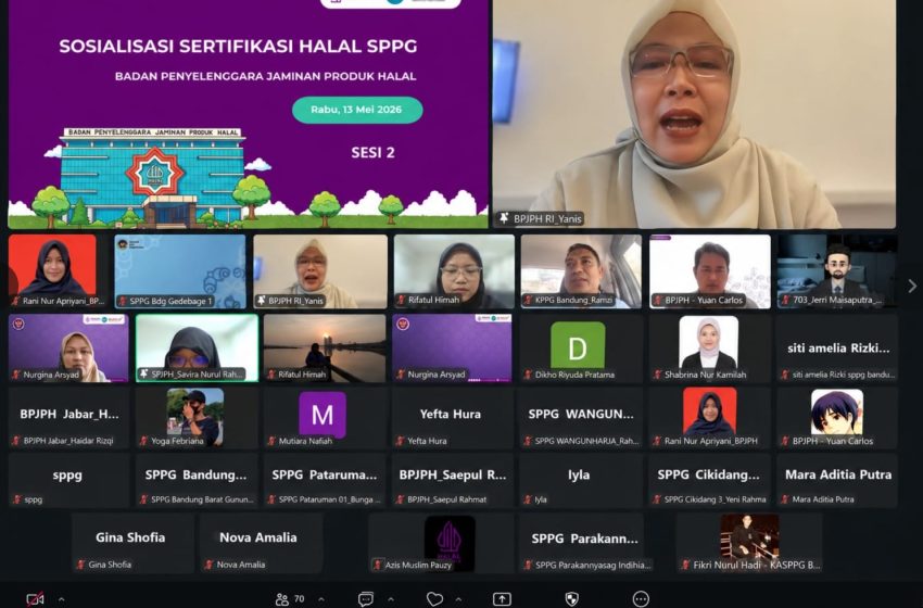  BPJPH Sosialisasikan Sertifikasi Halal kepada SPPG untuk Dukung Program MBG