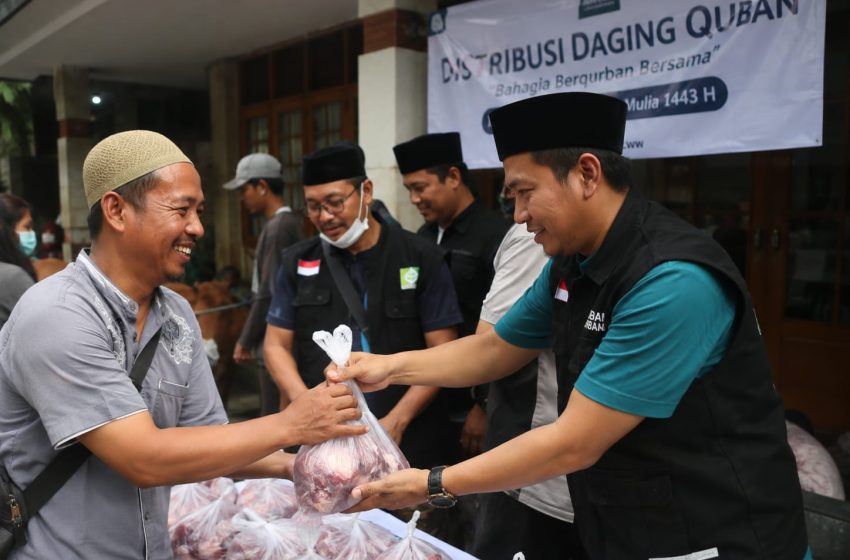  Distribusi Kurban Tepat Sasaran, Kebahagiaan Jadi Merata