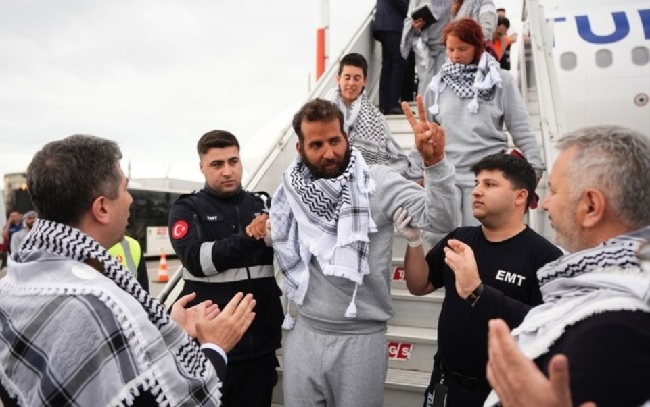  Tiba di Turki, Ratusan Aktivis Global Sumud Flotilla akan Kembali ke Negaranya