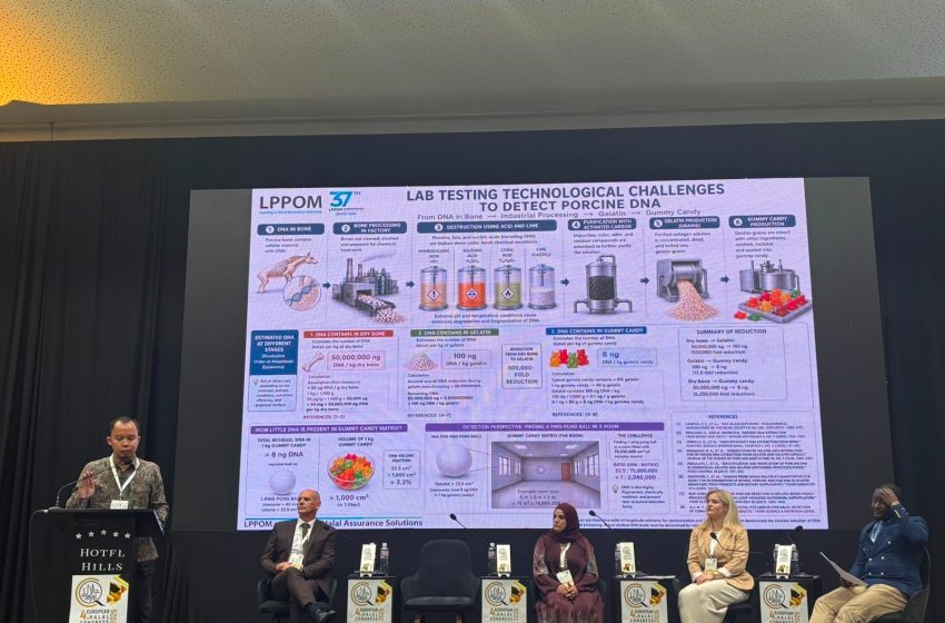  LPPOM Bagikan Pengalaman Pengujian Porcine pada European Halal Congress 2026 di Bosnia