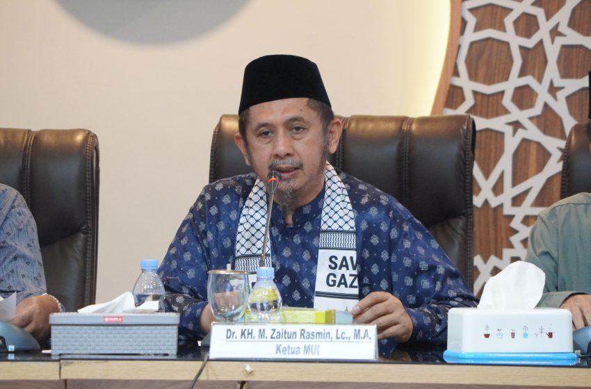  Ketua MUI: Dunia Harus Hentikan Genosida di Gaza