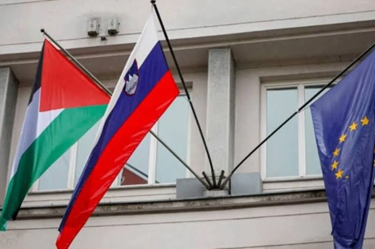  Istana Presiden Slovenia Kibarkan Bendera Palestina